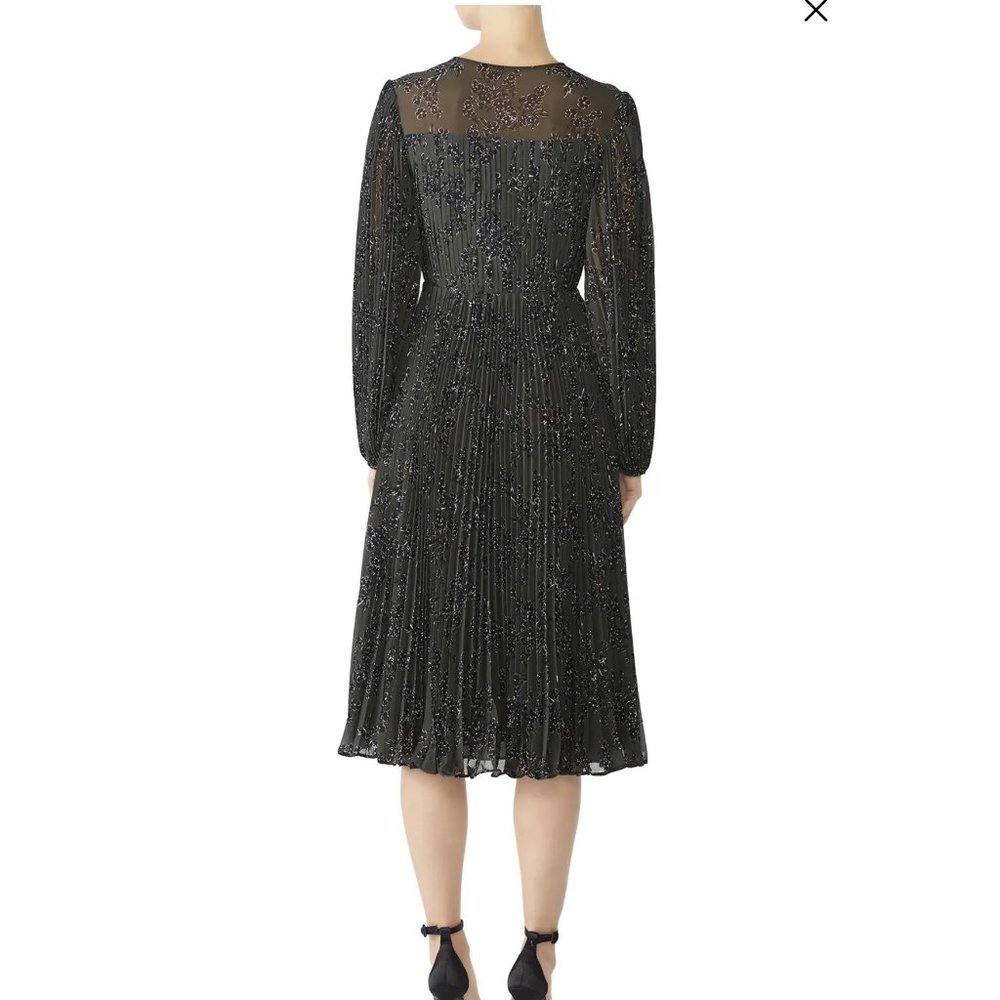 Fame and Partners The Landry Midi Dress in Khaki 8 - Picture 4 of 14
